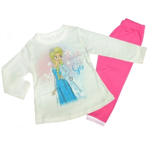 Детска пижама за момиче Ели в бонб. розово