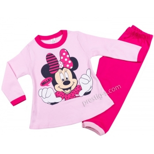 Детска пижама Момиче в розово-циклама