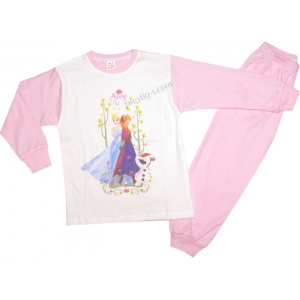 Детска пижама Елза и Анна в розово