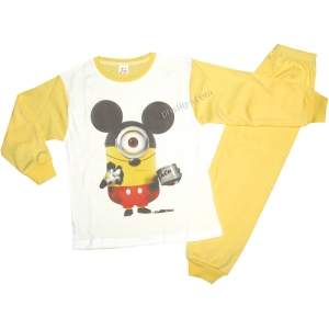 Детска пижама в жълто